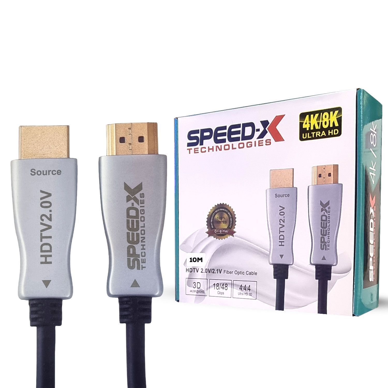 15m Fiber Hdmi Cable 2.0/2.1 Aoc(active Optical Cable) 30awg Copper Support 4k 8k Uhd (full Length)