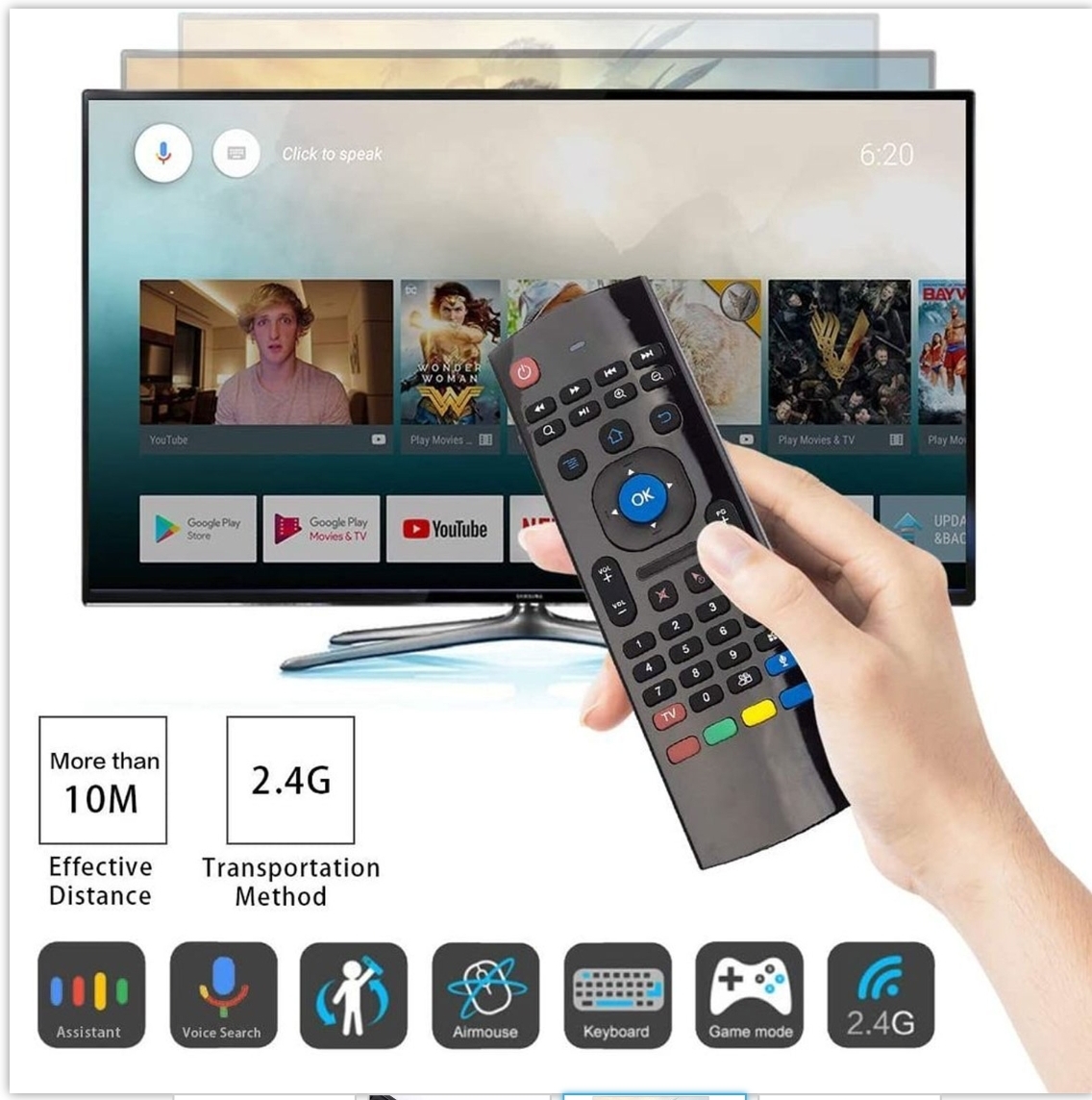 Speedx Air Mouse Mx3 For Android And Smart Tv