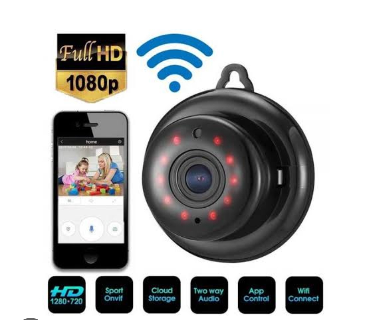 V380 Mini WiFi Camera Night Vision 