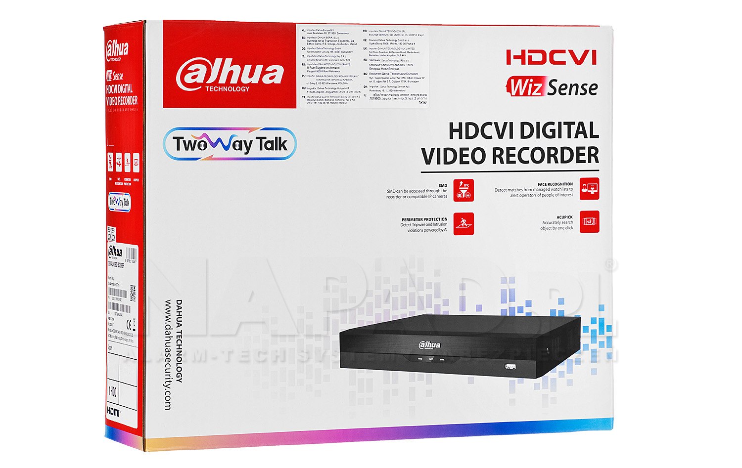 XVR5104HS-5M-I3/T 4CH Penta-brid 5MP Compact 1U 1HDD WizSense Digital Video Recorder
