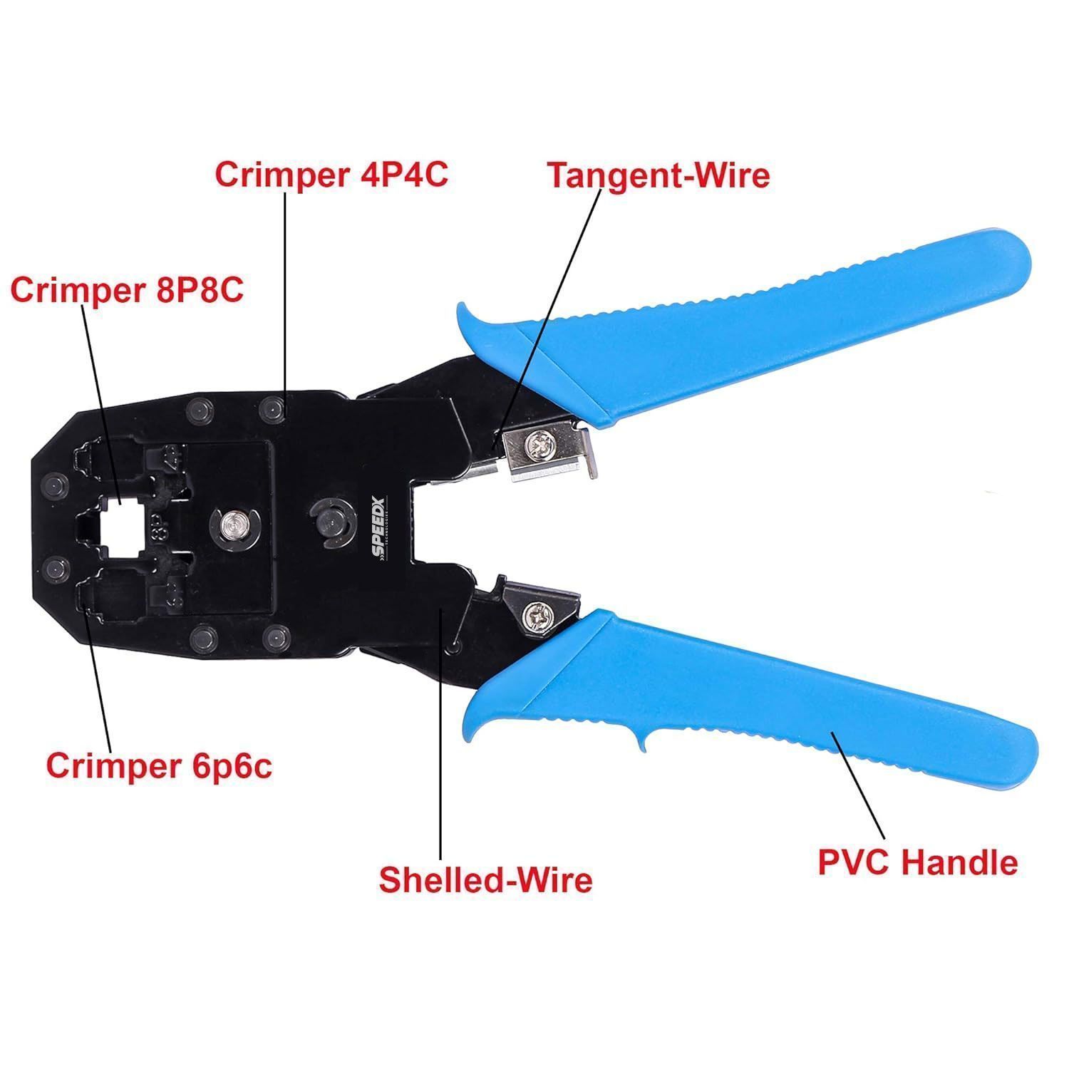Wj-315 Modular Network Crimping Tool Rj45 Rj11 Plug photo 2