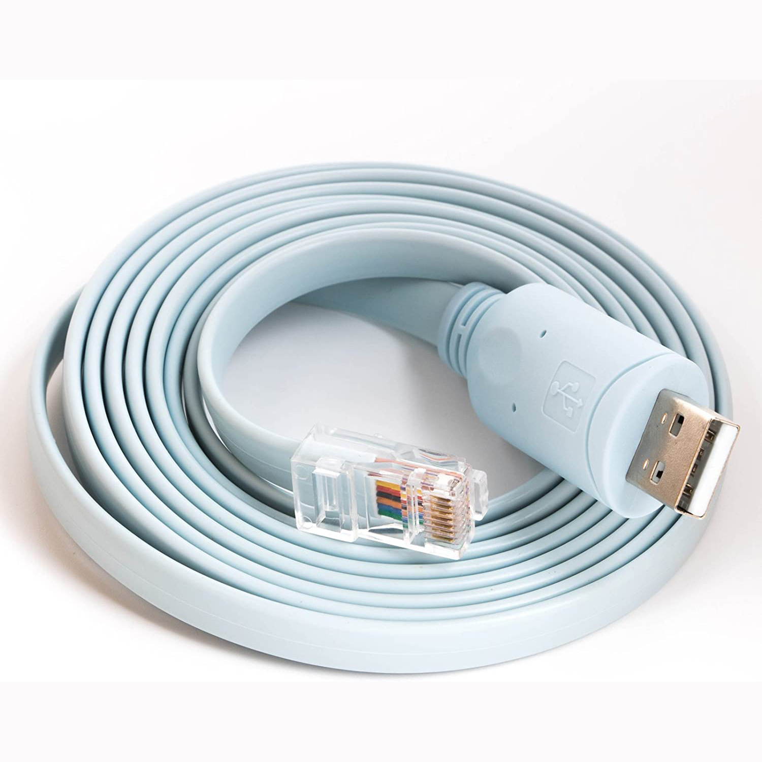 Rs232 Ftdi Chip Usb To Rj45 Usb Console Cable 1.8m