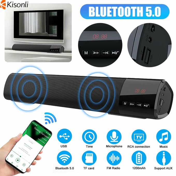 Kisonli Wireless Bluetooth Clock Speaker Led-800 Whole sale