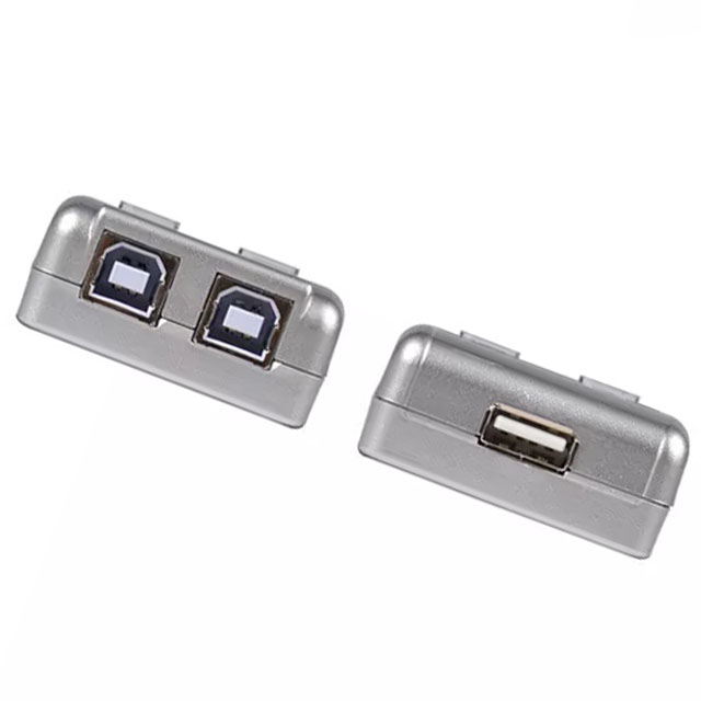 USB Data Switch 2-Port  – Multi PC Peripheral Sharing Hub