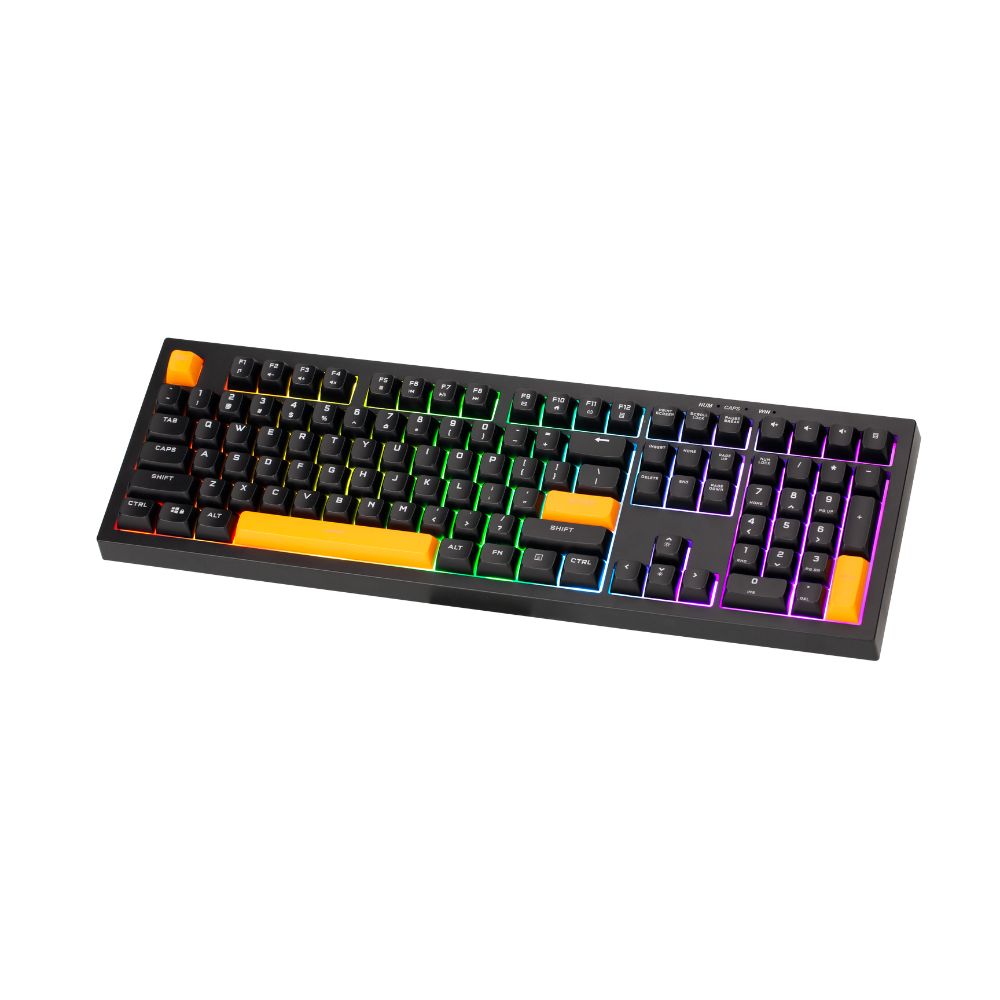 Xtrike Me KB-512 BK 108-Key USB-C Keyboard – Mechanical Feel | Wholesale