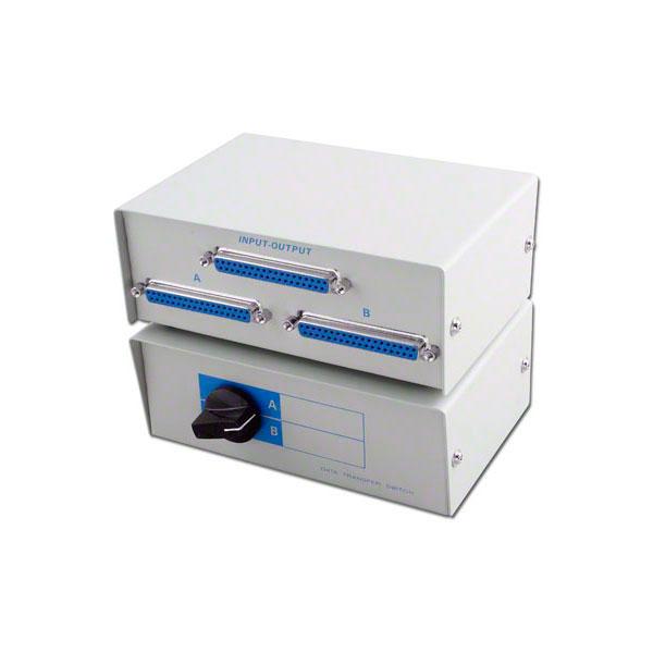 AB 2-Way Parallel Port Switch Box - DB25 Female