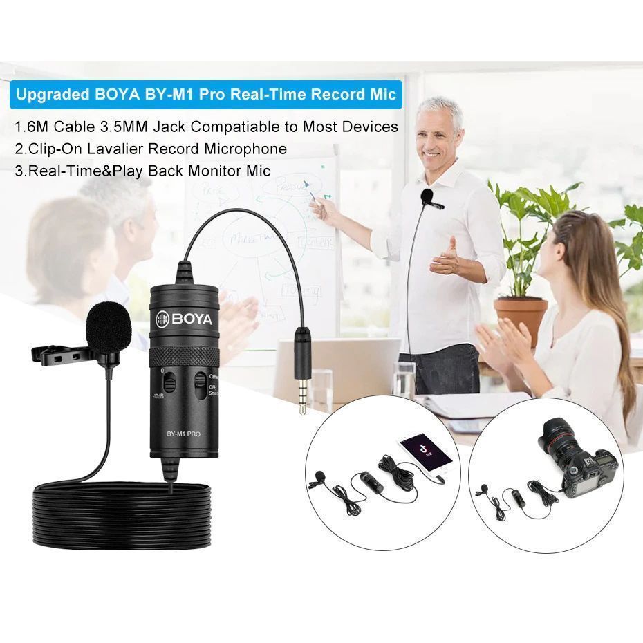Boya BY-M1 Original Omnidirectional Lavalier Collar Microphone photo 4