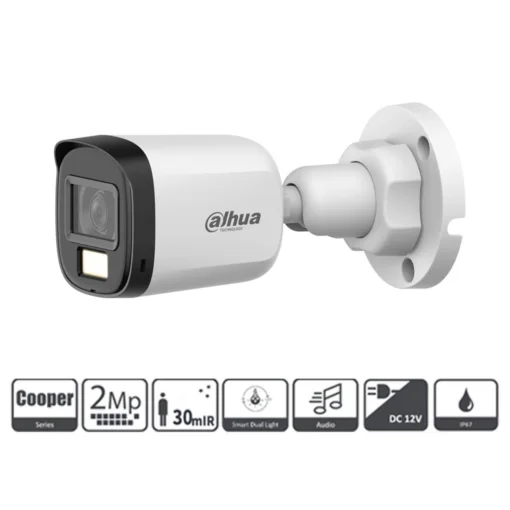 Dahua HAC-B1A21P-U-IL-A 2MP Full Color HDCVI Audio Bullet Camera