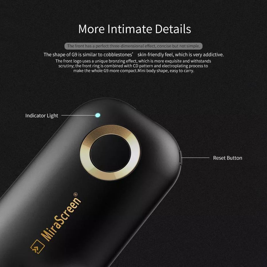 MiraScreen G9 Plus 2.4G Wireless HDMI WiFi Display Dongle (1080P/4K Support) photo 3