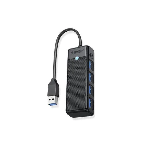 Orico Usb Hub 3.0 4 Ports  Black Color