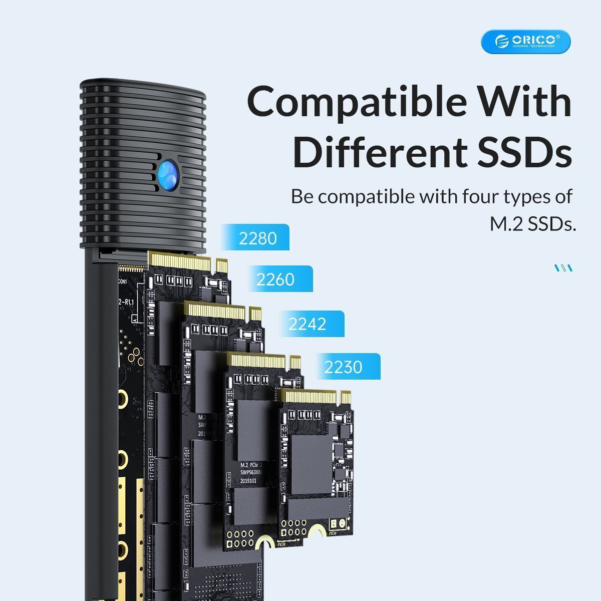 Pwm2-g2 Orico Ssd M2 Nvme Hard Drive Encloure photo 2