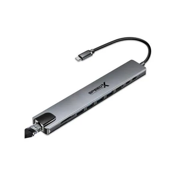 Speed-x (sp-tc1001) 10 In 1 Multi Port Type C 