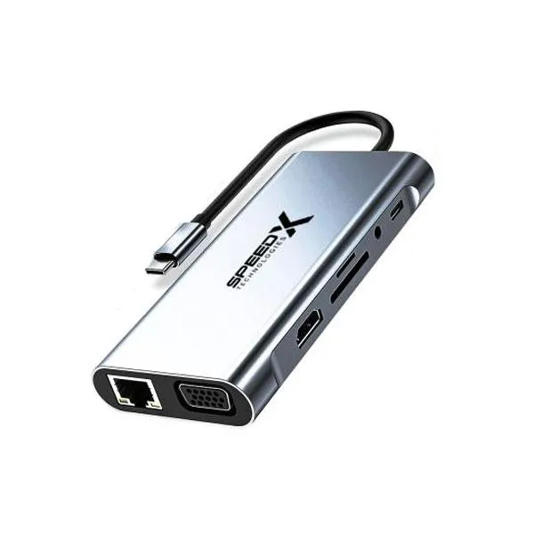 Speed-x (sp-tc1101) 11 In 1 Multi-port Type C 