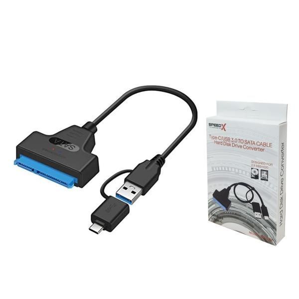 Speedx 2 In 1 Usb And Type-c To Sata 3.0 Cable photo 2