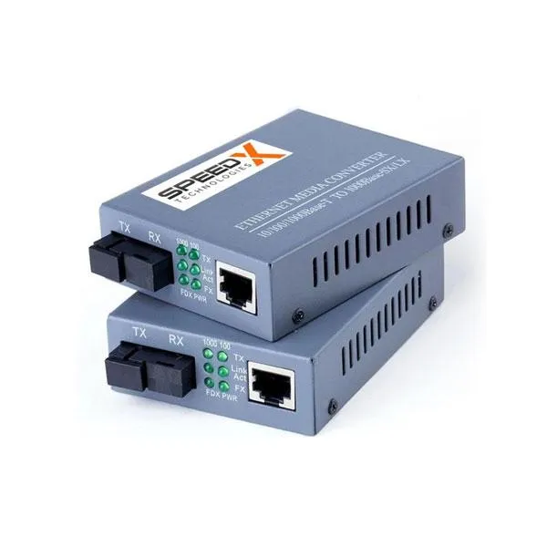  Speedx Htb-gs-03b Netlink Gigabit Ethernet Media Converter 10/1000 Base