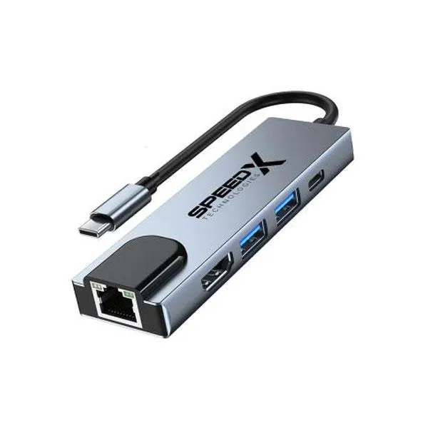 Speedx (sp-tc501) 5 In 1 Multi-port Type c